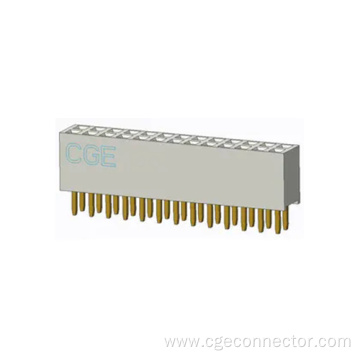 Double-row DIP Vertical type Female Header Connector